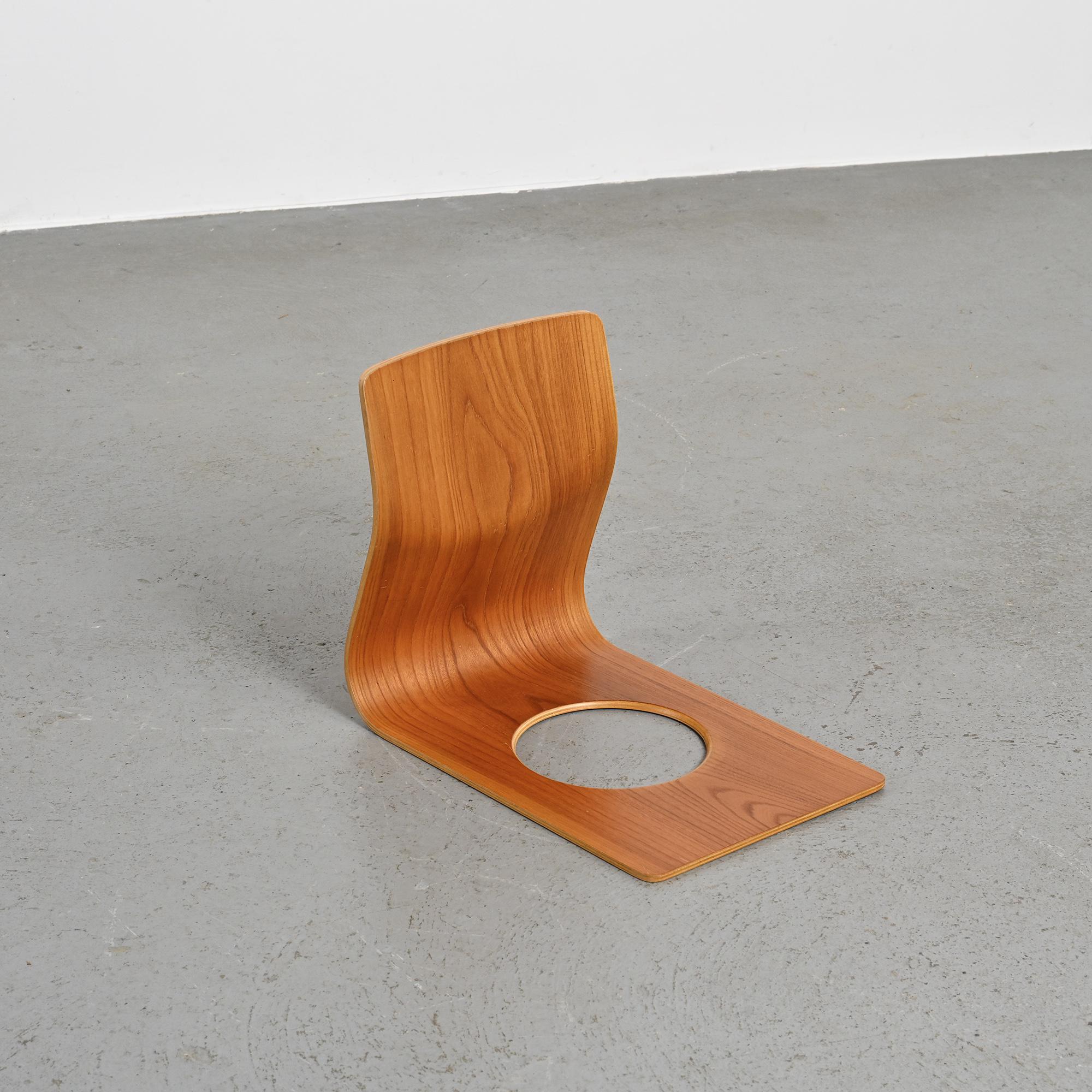 Zaisu chair model by Kenji Fujimori, Tendo Mokko edition, Japan 1963