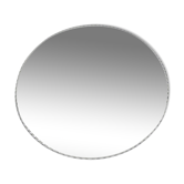 Beveled round mirror 40 diameter 50cm 50 years