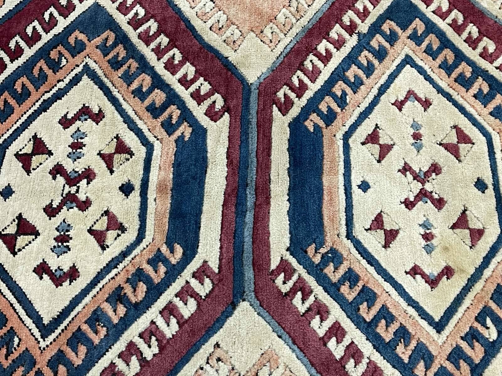 Large handmade wool Iranian carpet