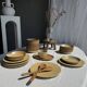 Set of 29 CNP village France D19 soup plates