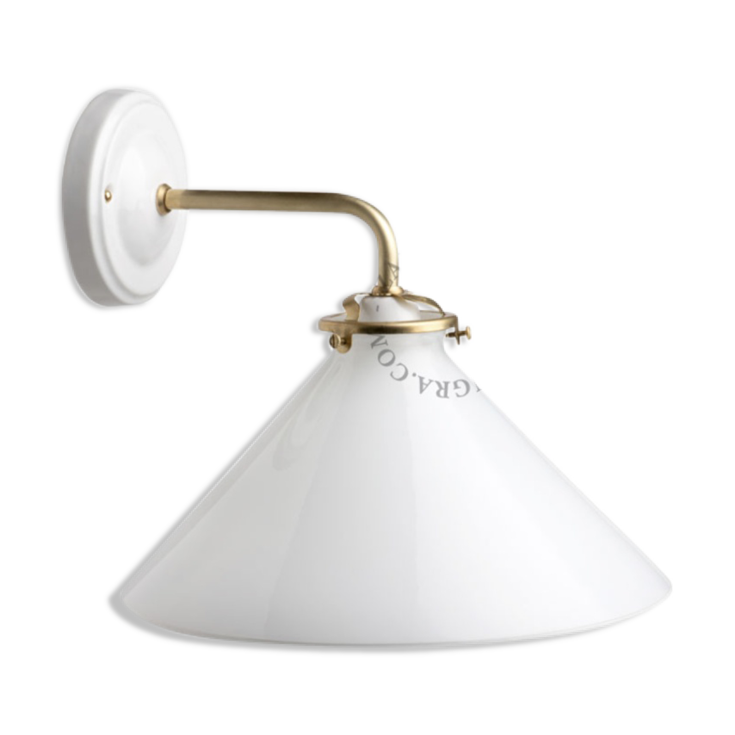 Opal glass wall ight