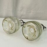 Duo wasp trap or fly-shaped glass goble