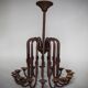 Large antique chandelier with 16 light arms