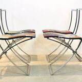 One off Hand painted set of four ‘Luisa’ Dining Chairs by Marcello Cuneo