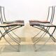 One off Hand painted set of four ‘Luisa’ Dining Chairs by Marcello Cuneo