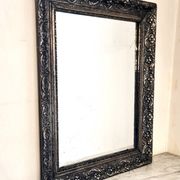 Antique silvered mirror "Barthélémy" – elegance and poetry of time