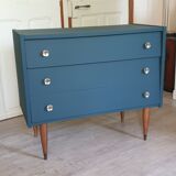 Blue vintage dresser