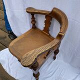 Chaise d'angle en bois