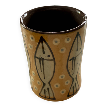 Petit pot gobelet céramique Allemande