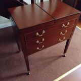 Solid mahogany men's dressing table
