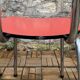Pair of red Formica chairs Roc 1960