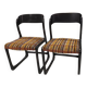 Pair of Baumann Sleigh model chairs, 1970