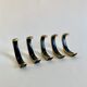 Brass wall hooks from Herta Baller, set of 5