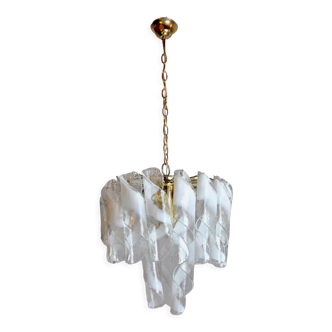 Simoeng's Spiral chandelier, murano glass, Italy, 1960
