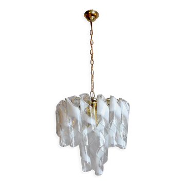 Simoeng's Spiral chandelier, murano glass, Italy, 1960