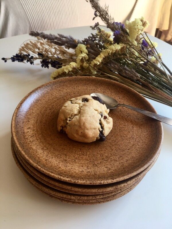 5 vintage sandstone plates