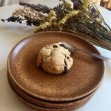 5 vintage sandstone plates
