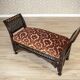 19th-Century Bench in Exotic Wood, 1890s