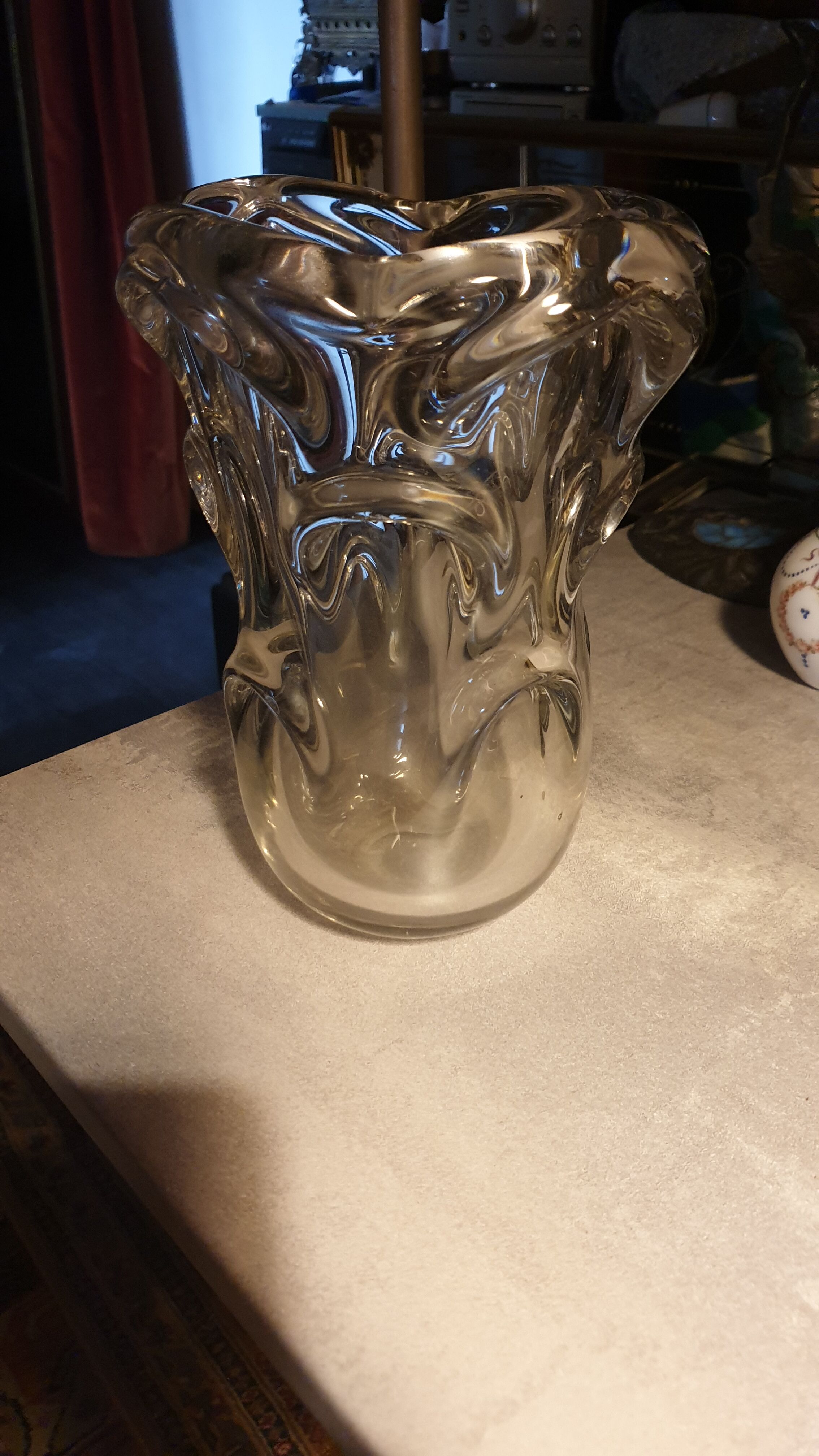 Lead crystal vase 1930