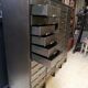 Industrial clamshell cabinet, metal lockers