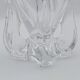 Large Pressed-Moulded Glass Vase "Swan" - Art Deco Style