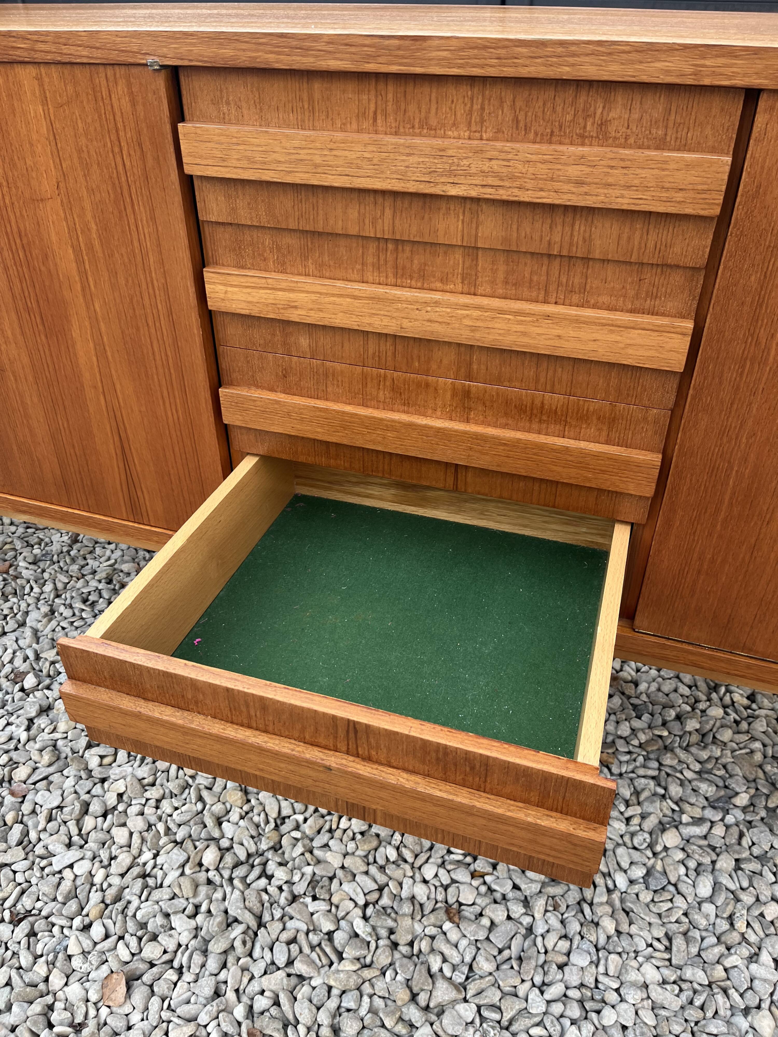 Scandinavian teak row