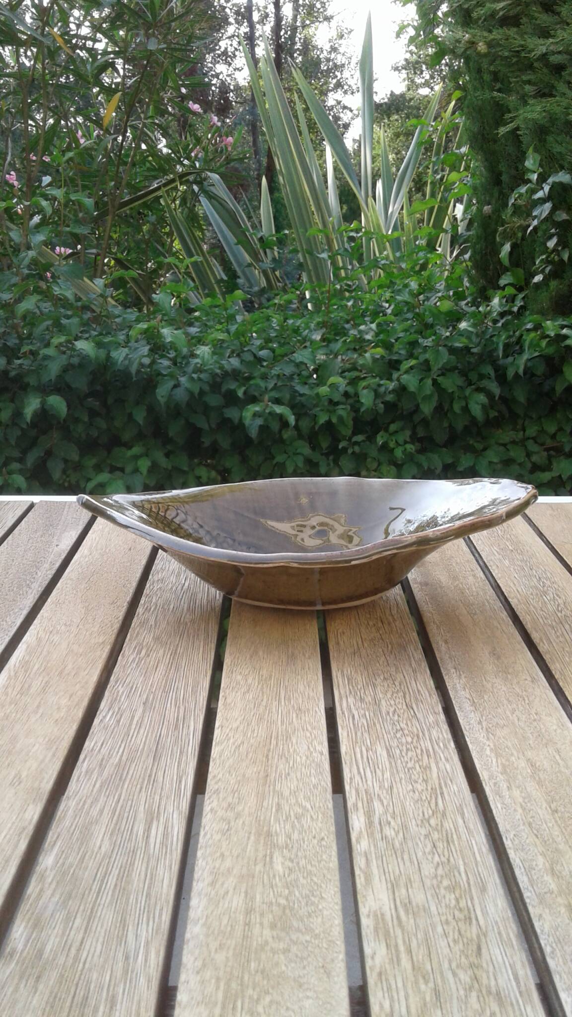 Stoneware pocket tray