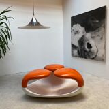 Vintage resin bench 1970