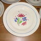 Set of 4 dinner plates and round top, K & G Luneville faience model "Rafael"