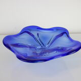 Czech art glass bowl by josef hospodka for chribska glassworks, 1960's