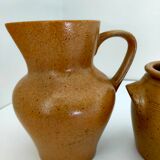 Pichet et pot en grès
