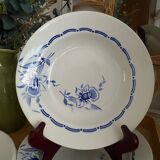 Lot de 6 assiettes creuses St Amand