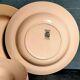 Six pastel earthenware plates from Digoin and Sarreguemines antiques
