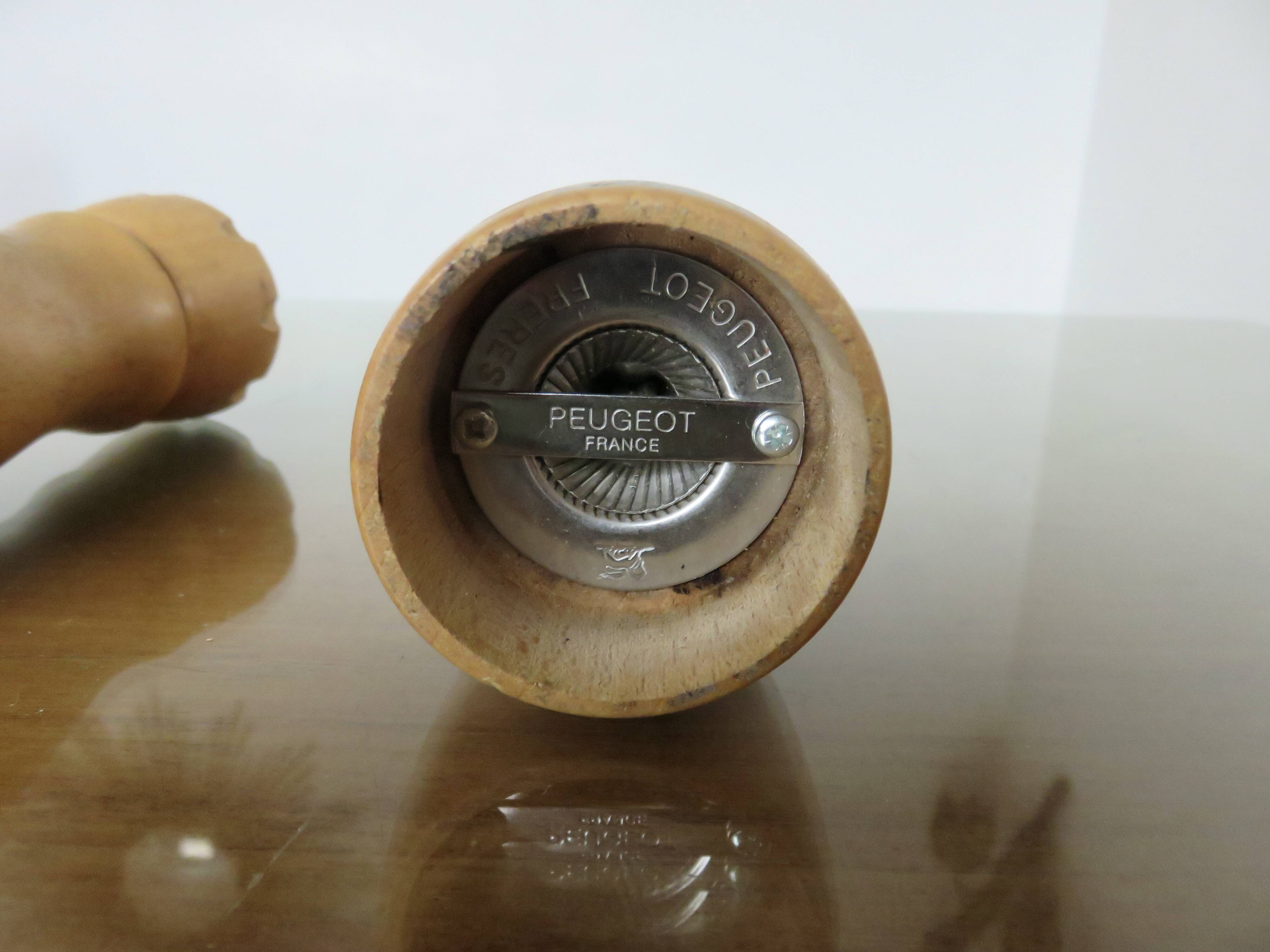 “Peugeot Frères” pepper and salt mill duo