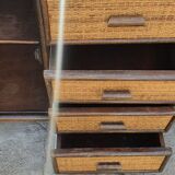 Enfilade en rotin