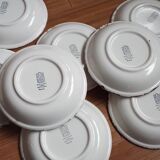 8 assiettes creuses Gien Izalco