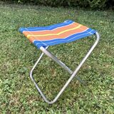 Colorful folding camping stool 70s
