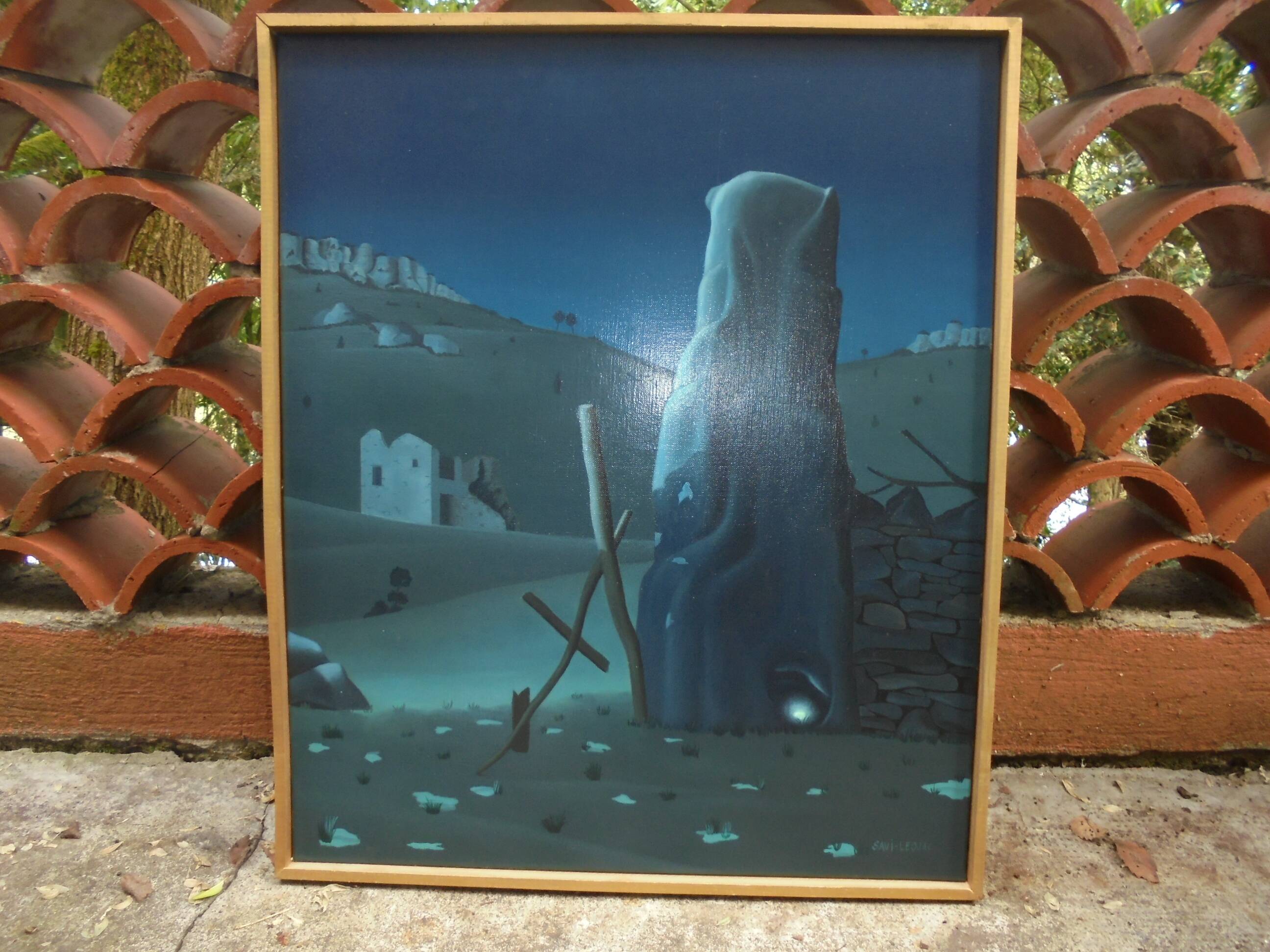 oil on canvas Jean Savi Leojac