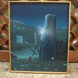 oil on canvas Jean Savi Leojac