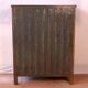 Ancien cabinet vitré en teck birman