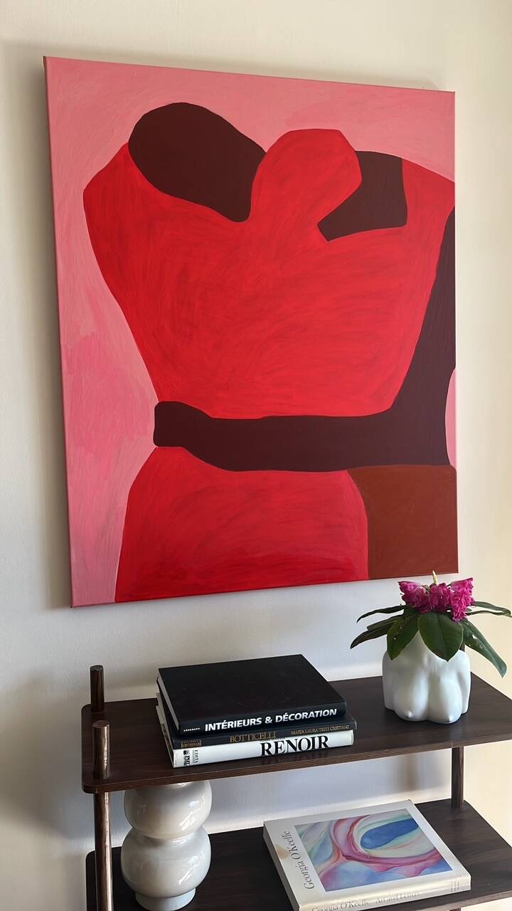 Canvas painting "close to you" 100x80cm signed Bodasca