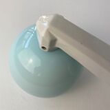 Old porcelain and vintage opaline wall lamp