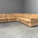 Modular leather lounge sofa by COR, 1970s
