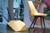 Paire de chaises jaune édition Thonet 1950