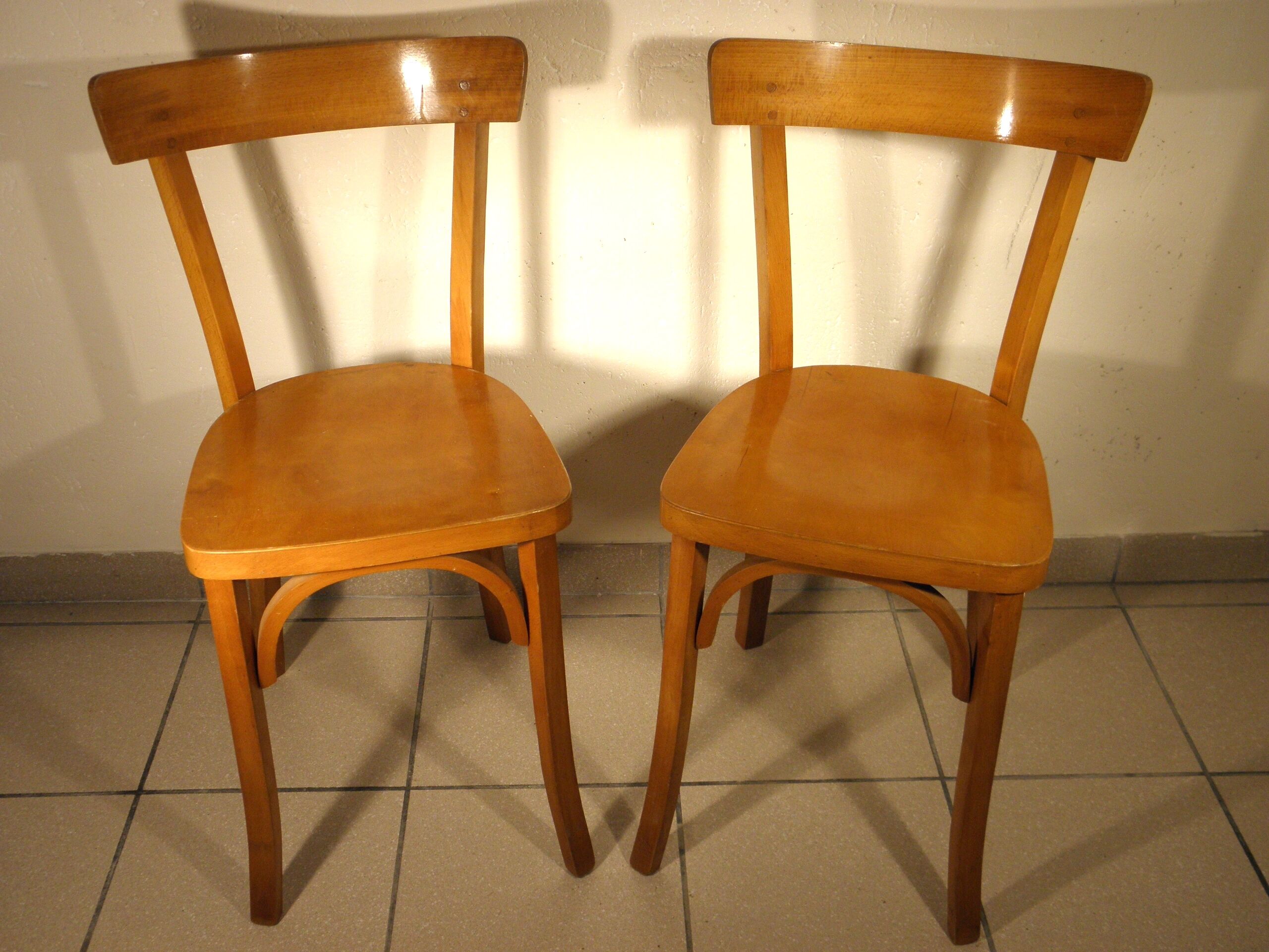 Pair of bistro chairs 1960