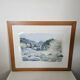 Tableau - Aquarelle paysage de neige Signée Janine Ramond