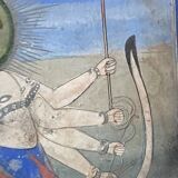 Indian miniature depicting an avatar of Anupam the monkey god