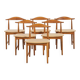 Set de 6 chaises scandinaves, milieu du 20e siècle