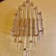 Venini wall light with 9 iridescent blades, model XXL, Italy 1980.