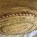 Vintage straw basket